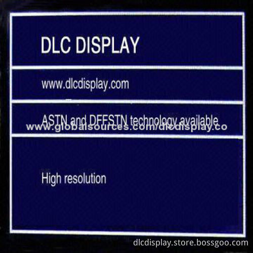 Transflective FSTN LCD Display with 1/240 Duty, 1/6 Bias, High Contrast and Wide Temperature Range